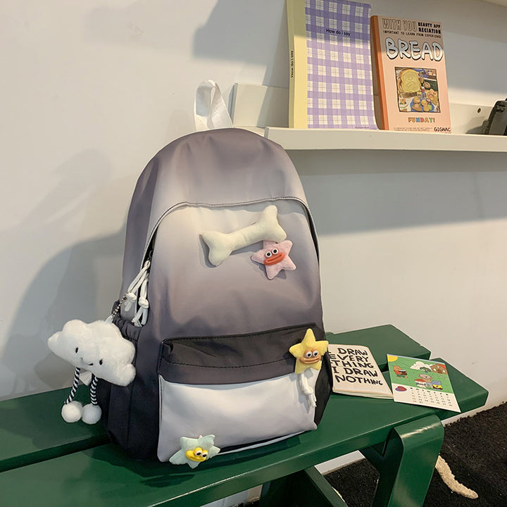 Playful Character Embellished Backpack Kalsten