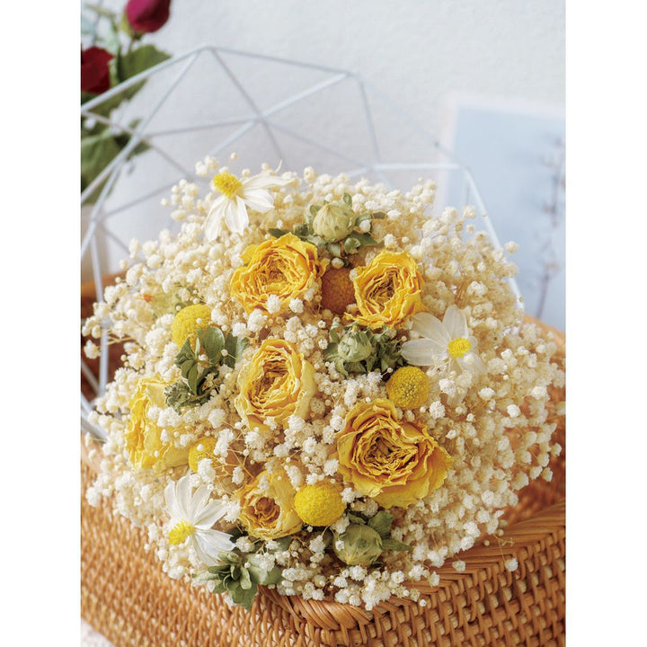 Dried Floral Bouquets with Decorative Accents