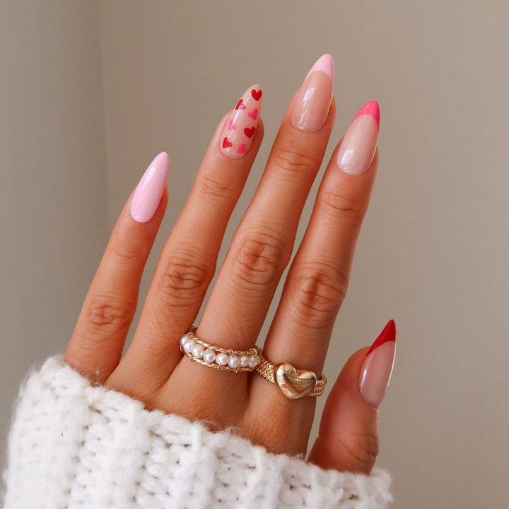 Artificial nail set with elegant French tips Kalsten