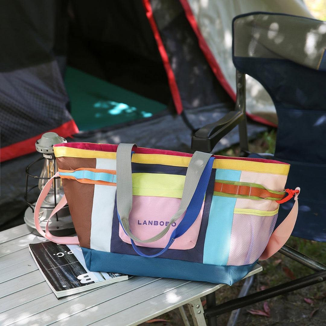 Multicolored Utility Tote
