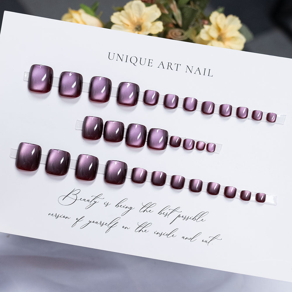Elegant Metallic Nail Art