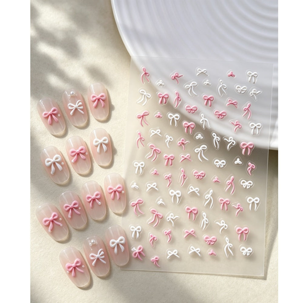 Decorative Bow Nail Art Stickers