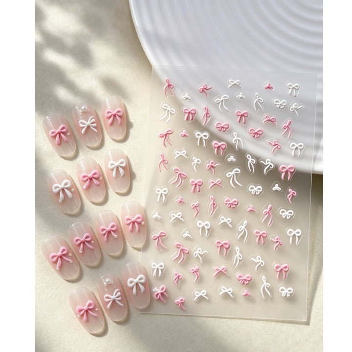 Decorative Bow Nail Art Stickers