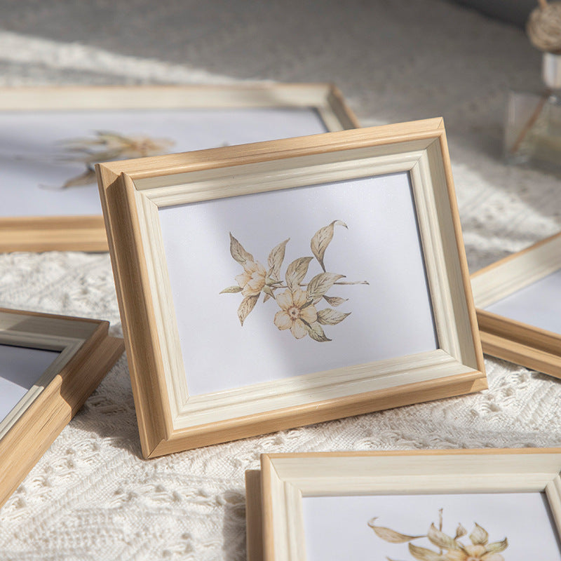 Elegant Wooden Framed Art Display for Home