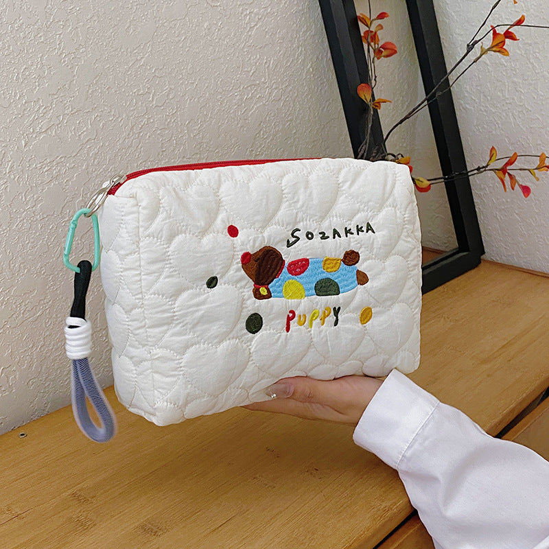 Cute Quilted Panda Clutch