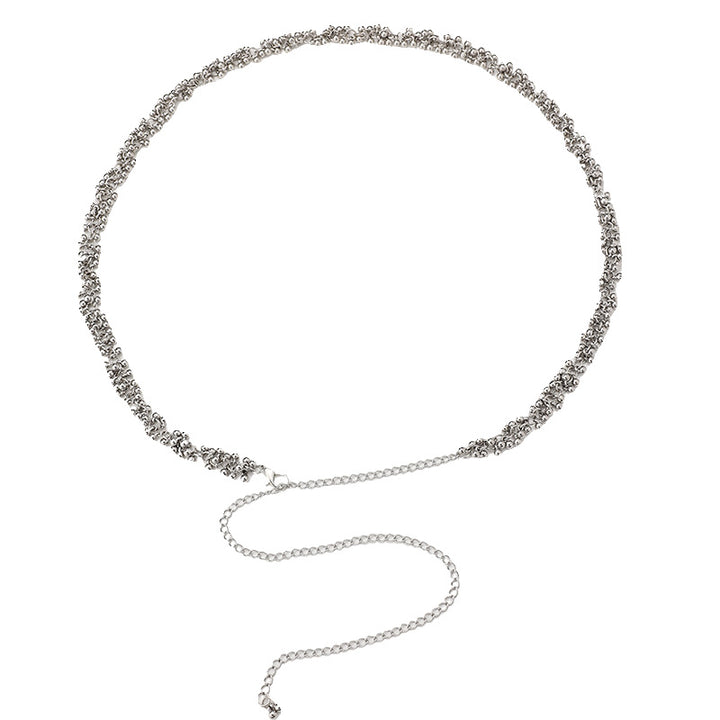 Sparkling chain belt with rhinestones Kalsten