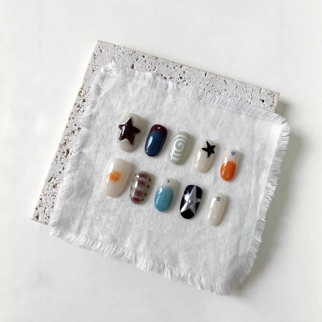Artistic Modular Press-On Nail Set