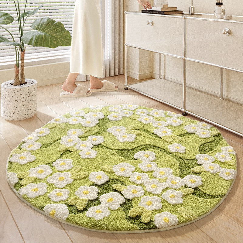 Floral Pattern Bath Mat Kalsten