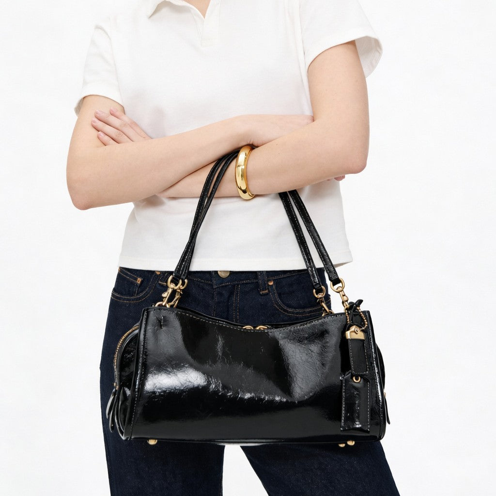 Elegant Leather Shoulder Bag