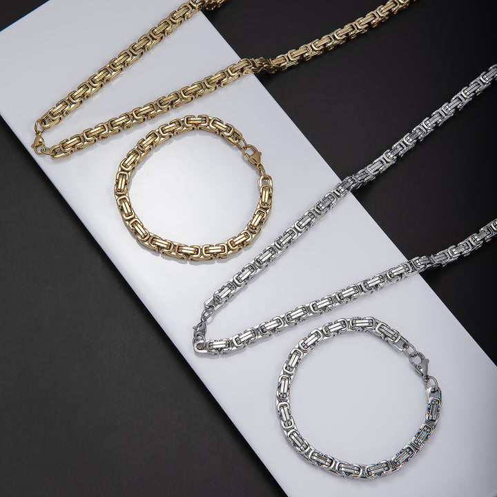 Chunky Link Chain Jewelry Set Kalsten
