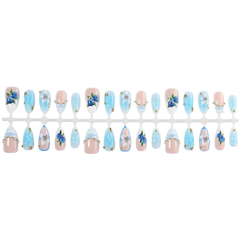 Art nail set with floral and glamorous designs Kalsten