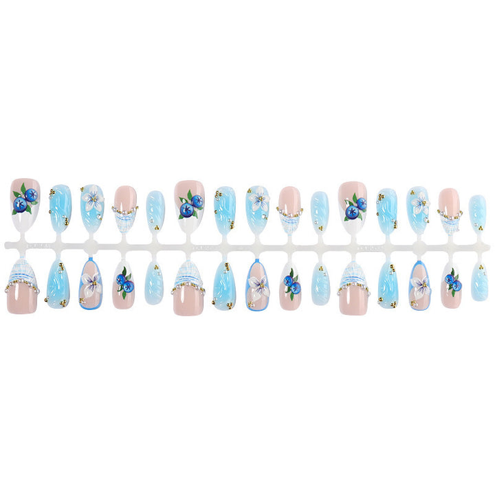Art nail set with floral and glamorous designs Kalsten