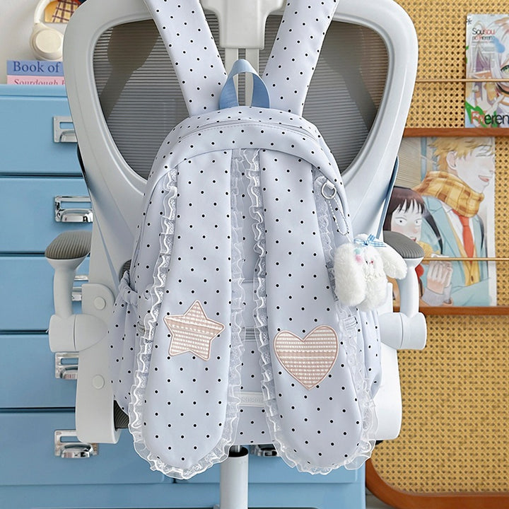 Cute Bunny-Ear Drawstring Backpack Kalsten