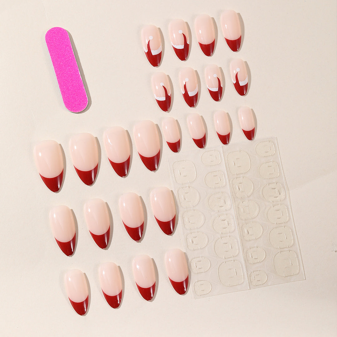 Chic French Tip Nail Art Set Kalsten