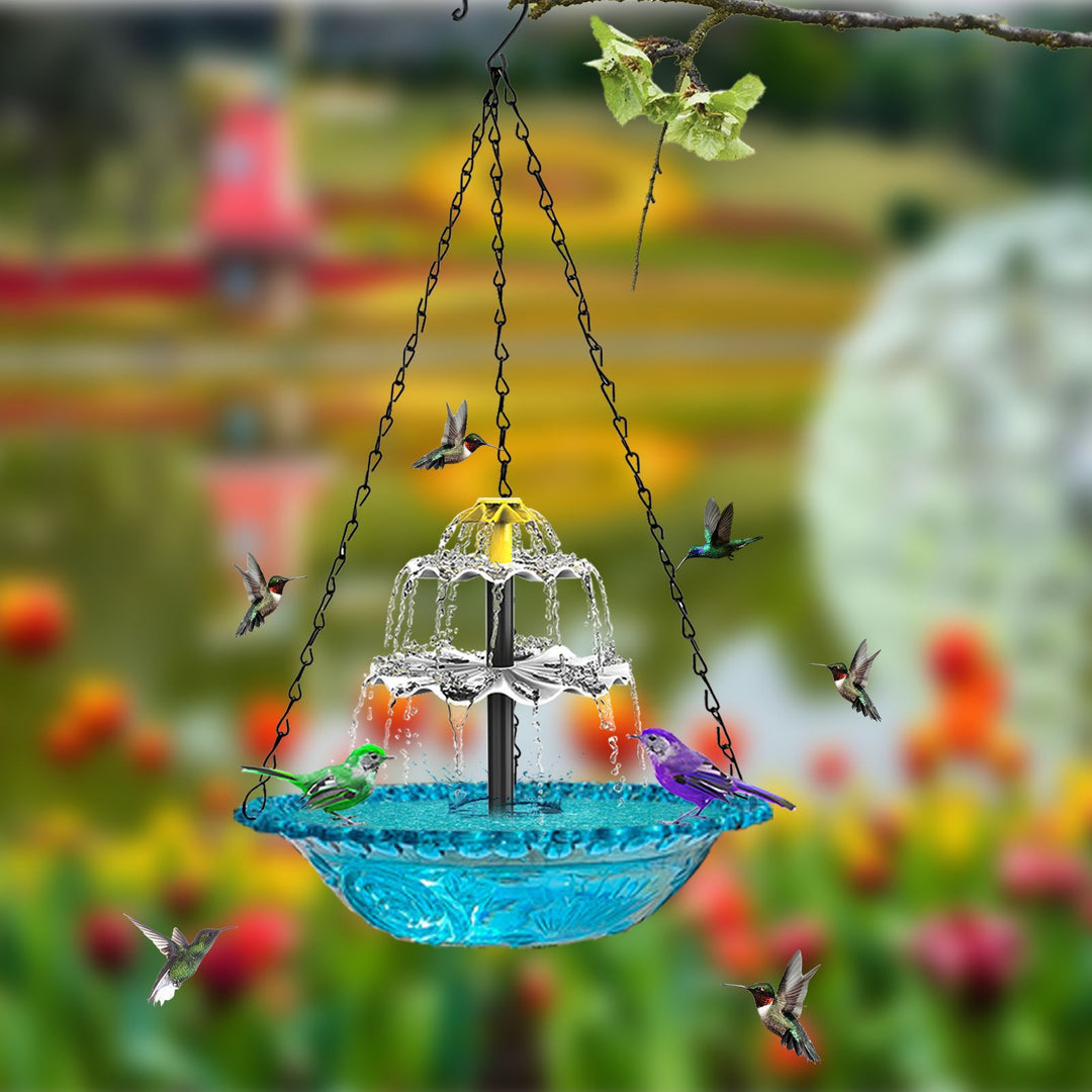 Decorative Hanging Bird Bath Fountain Kalsten