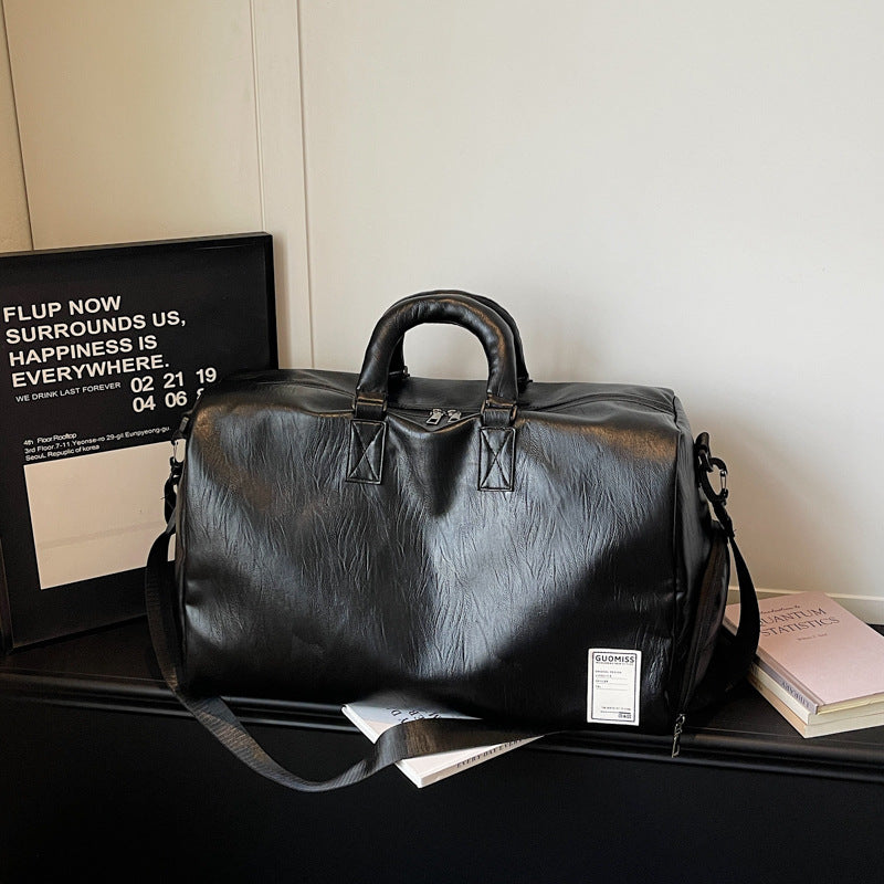 Premium Leather Travel Holdall Kalsten