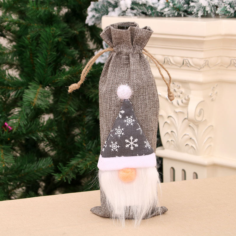 Decorative Holiday Wine Bottle Cover Kalsten