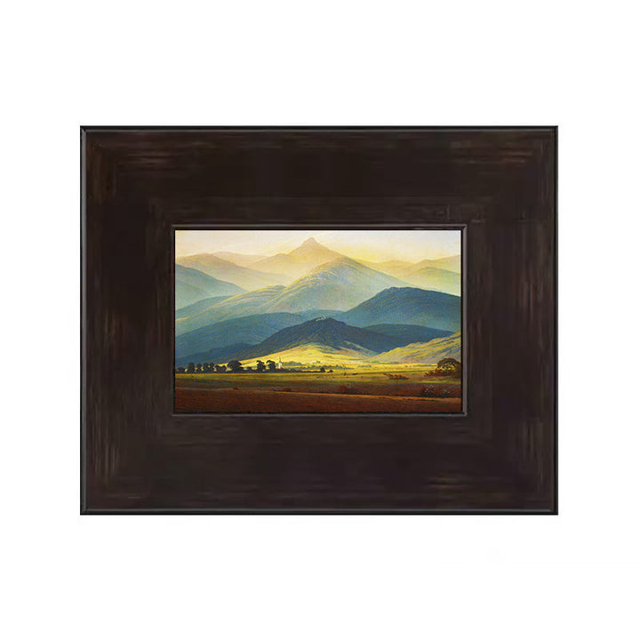 Framed Mountain Landscape Artwork