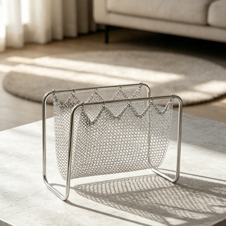 Modern Decorative Wire Magazine Holder
