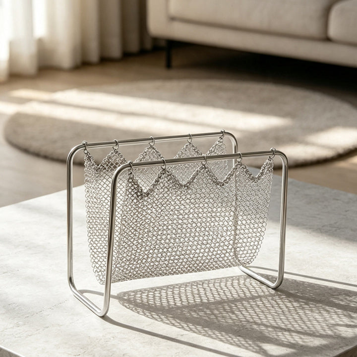 Modern Decorative Wire Magazine Holder