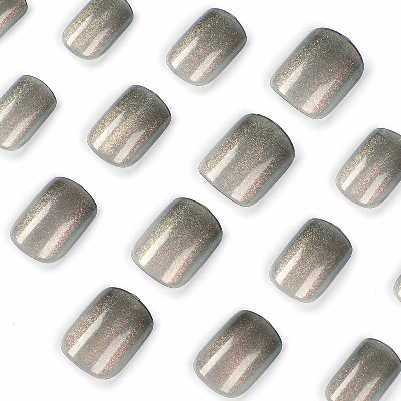 Artful Gel Nails with Glitter Gradients Kalsten