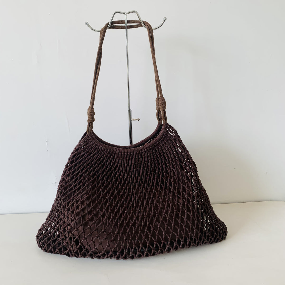 Mesh Beach Tote with Adjustable Drawstring Kalsten