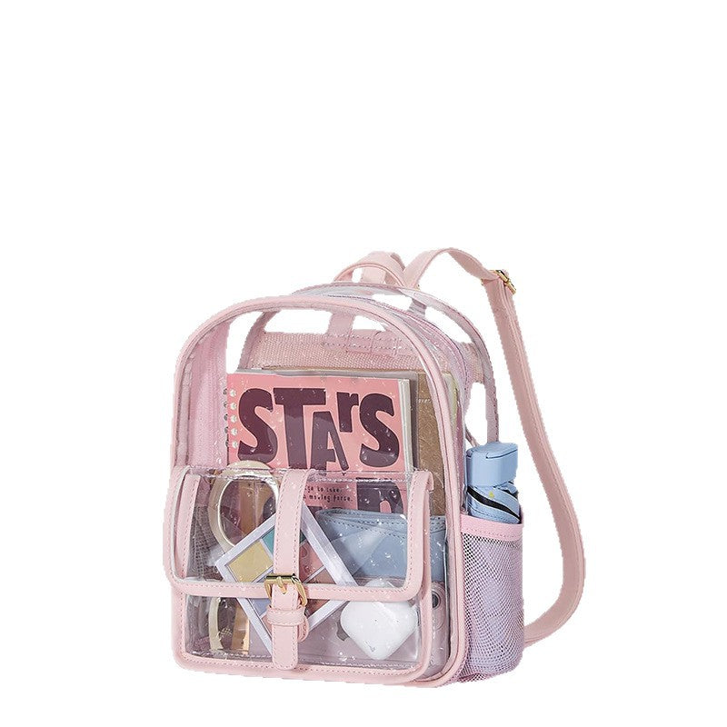 Transparent Backpack Bag with Organized Interior Kalsten