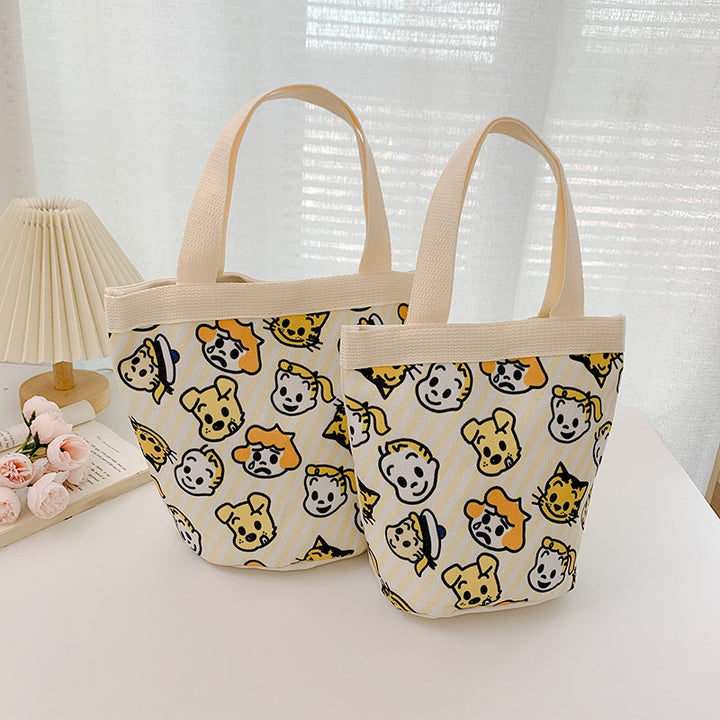 Fun-Themed Character Tote Bag