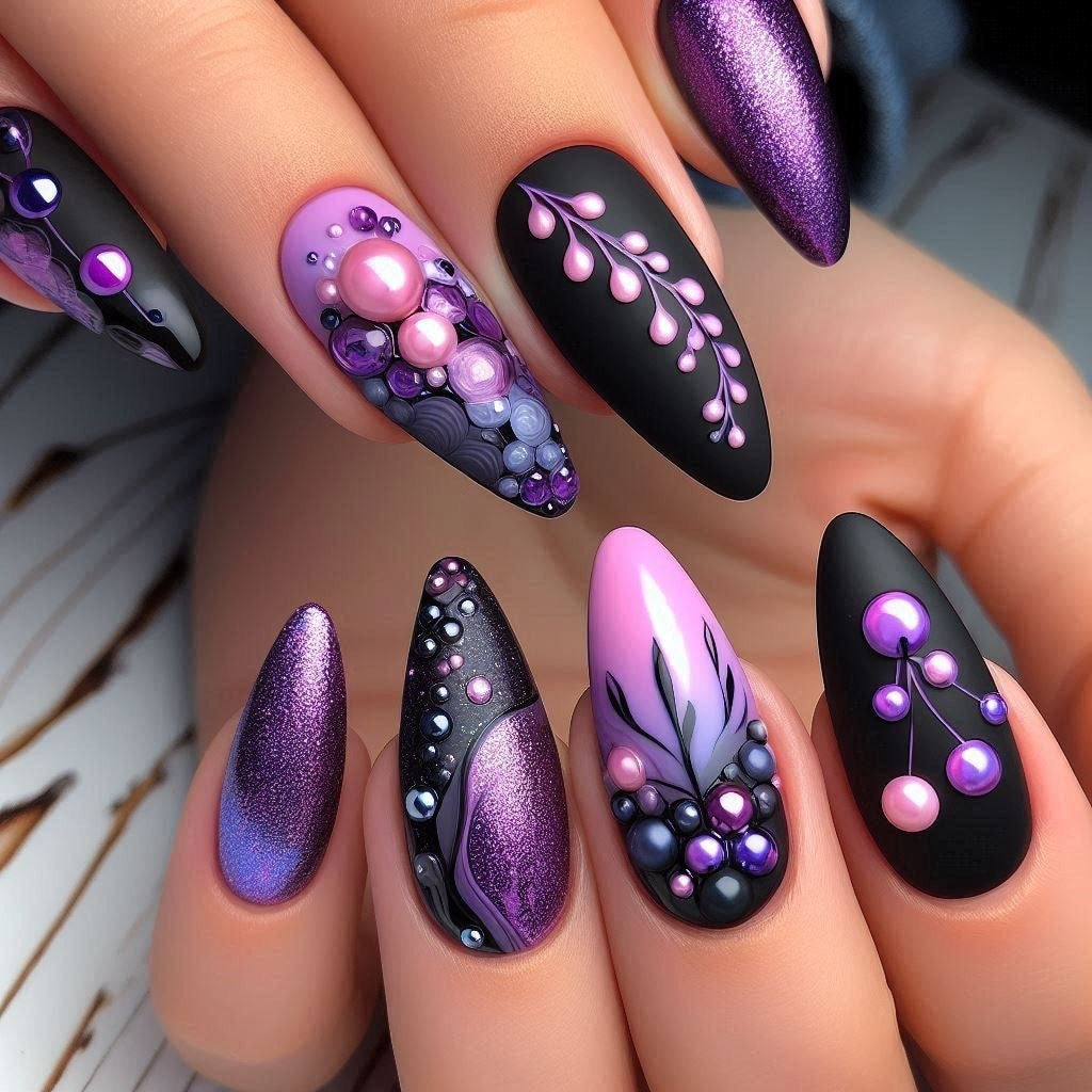 Artificial nails with creative designs Kalsten