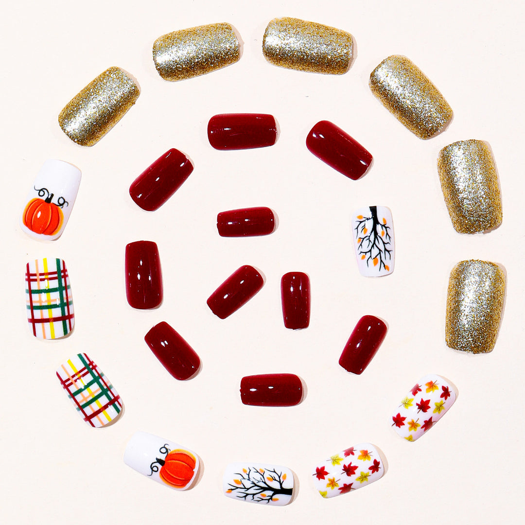 Seasonal Thanksgiving Nail Art Kalsten