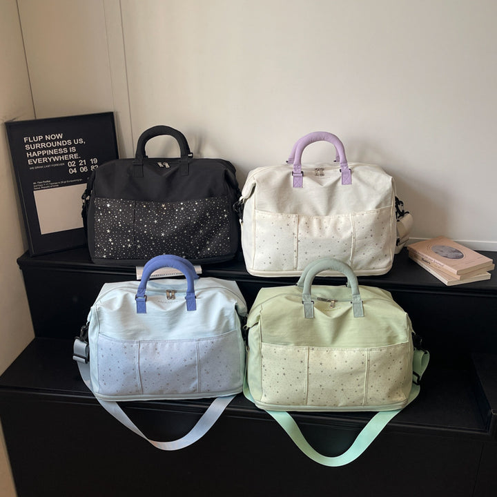 Elegant Sports Bag with Sparkling Star Pattern Kalsten