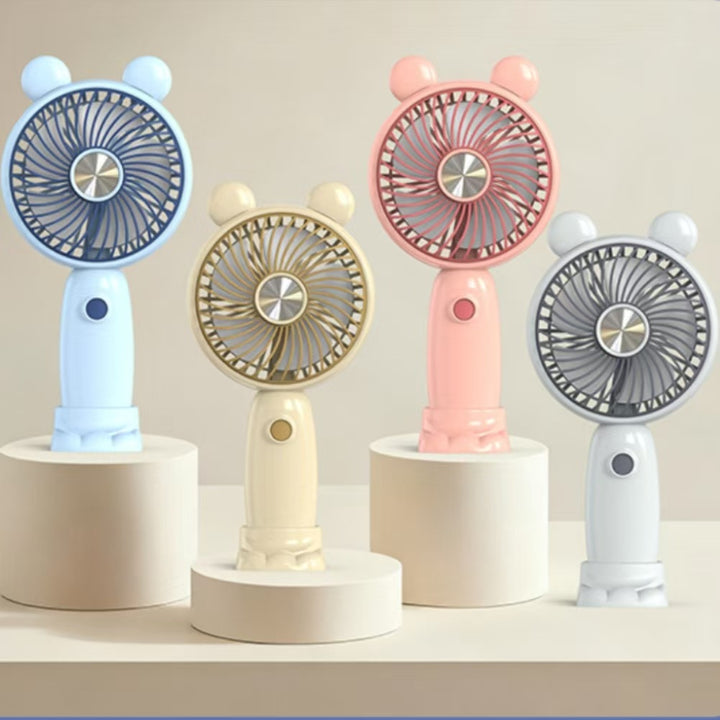 Ladies Portable Mini Fan with Cute Animal Design Kalsten