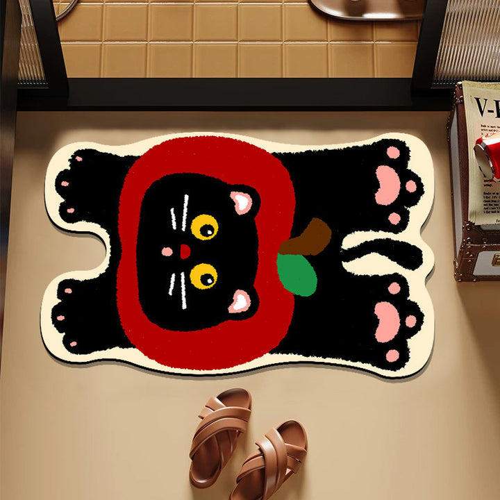 Fun Hamburger-Themed Bath Mat Kalsten