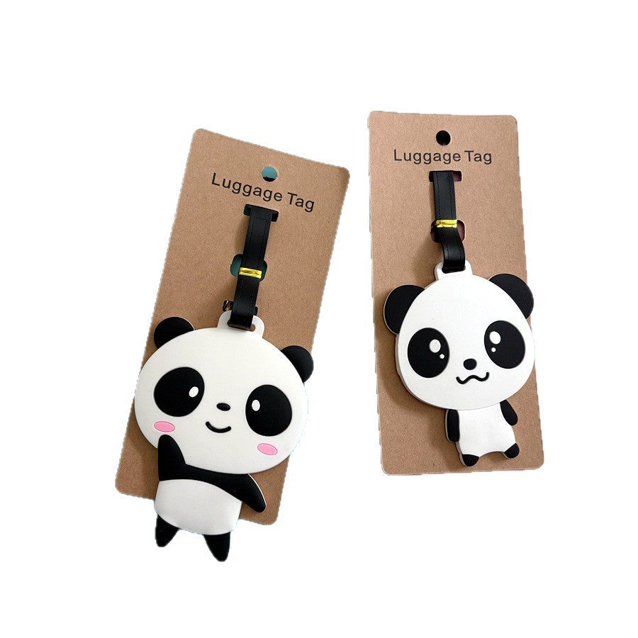Cute Panda-Themed Luggage Tag Kalsten