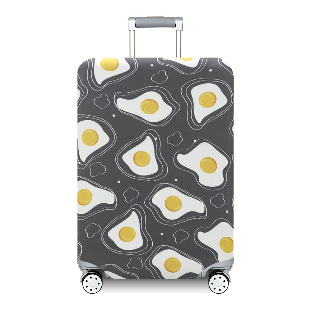Women's Hard Shell Suitcase with Exotic Plant Pattern Kalsten