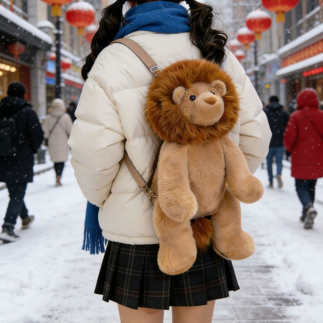 Plush Lion Backpack Kalsten