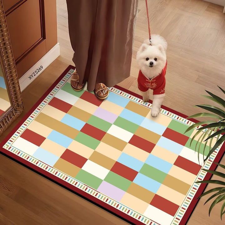 Colorful Patterned Floor Mat Kalsten