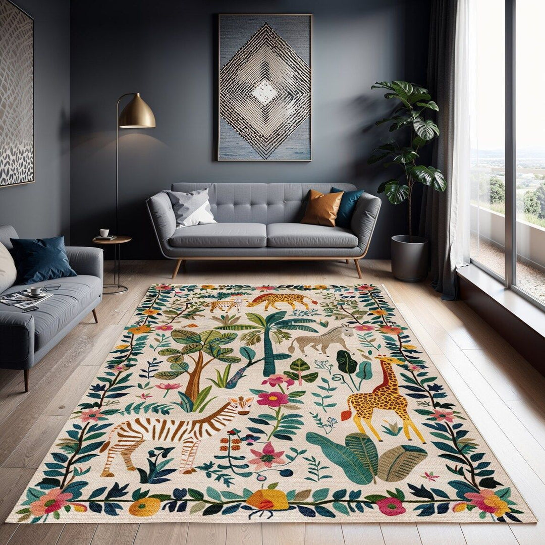 Decorative Animal-Themed Area Rug