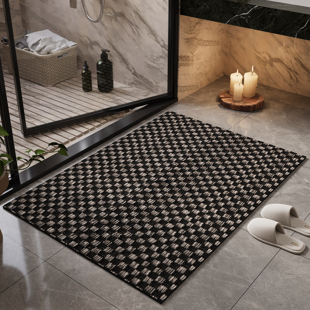 Natural Fiber Bath Mat Kalsten