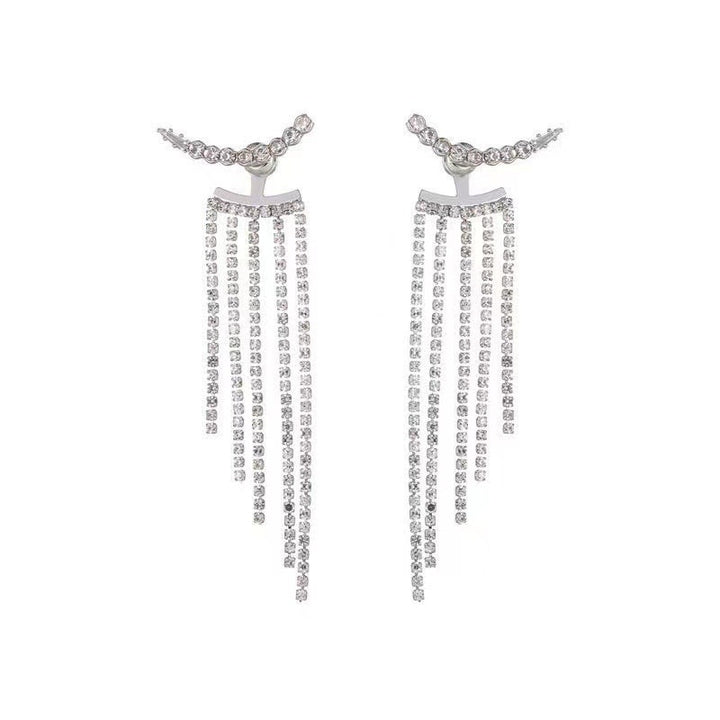 Sparkling earrings with drop design Kalsten