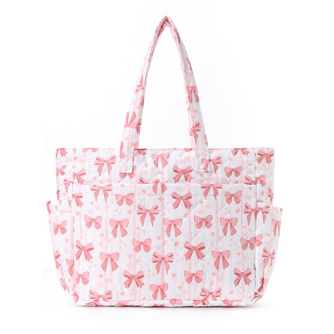Practical cotton bag with cute bear motif Kalsten