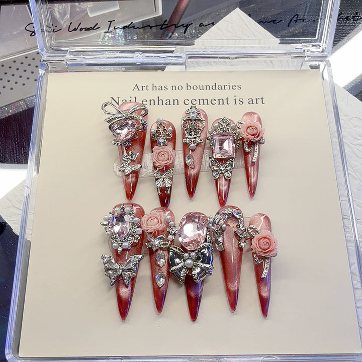 Glamorous Decorative Nail Art Tips Set