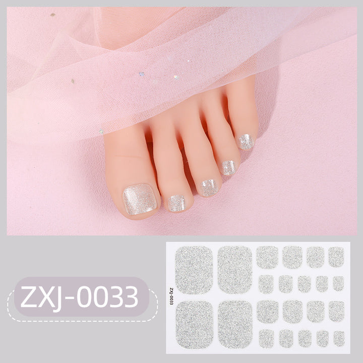 Premium Glitter Toenail Wraps