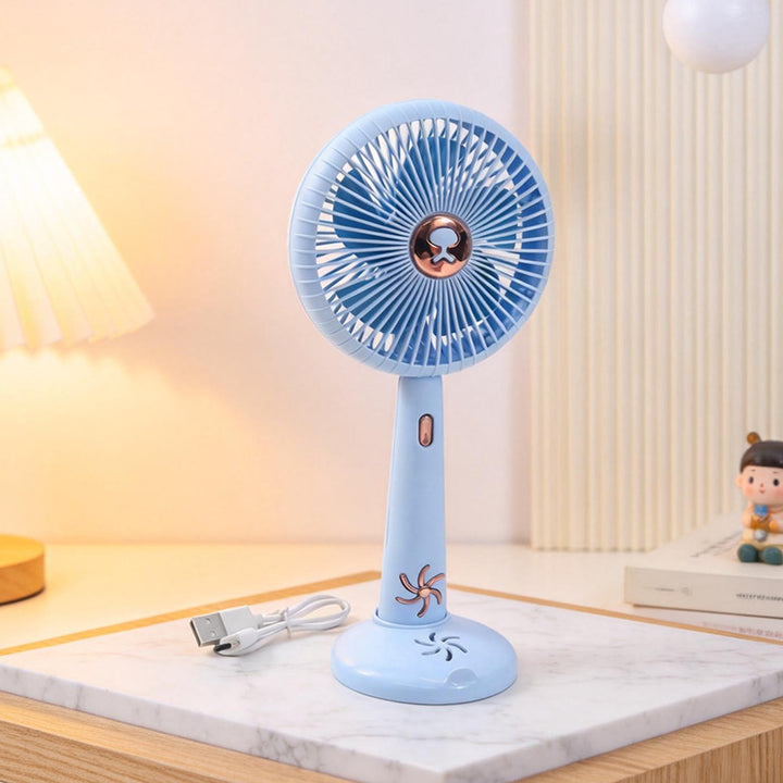 Women Portable Mini Fan with USB Connection and Flexible Design Kalsten
