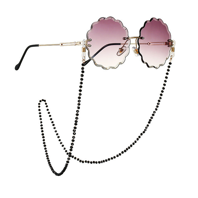 Pearl glasses chain with crystalline shine Kalsten