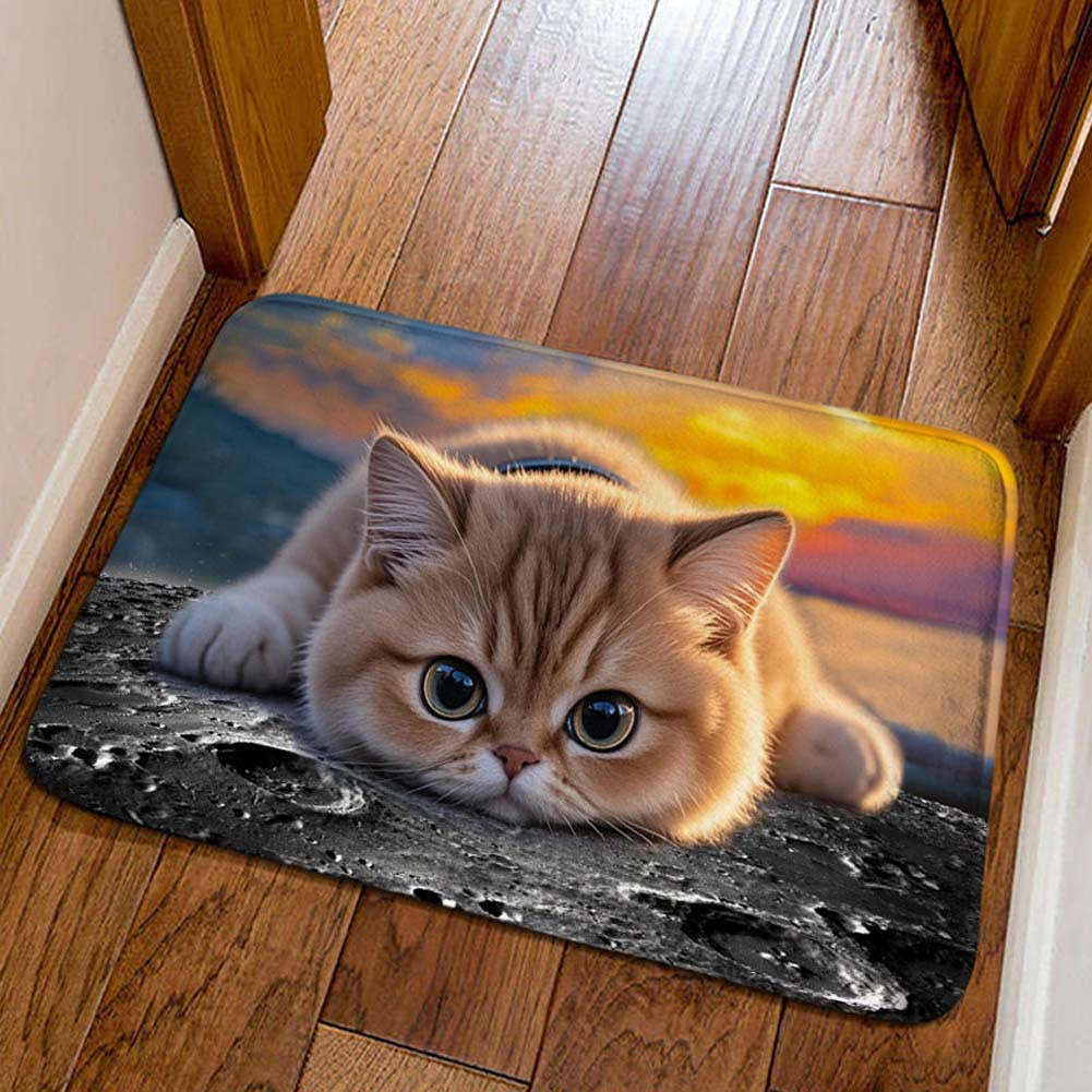 Decorative Cat Welcome Mat Kalsten