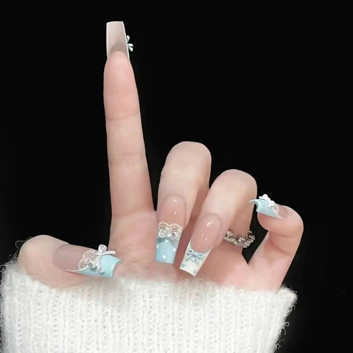 Decorative Press-On Nail Art Set