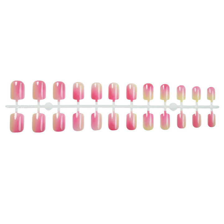 Artificial nail set with elegant ombre design and high-gloss finish Kalsten