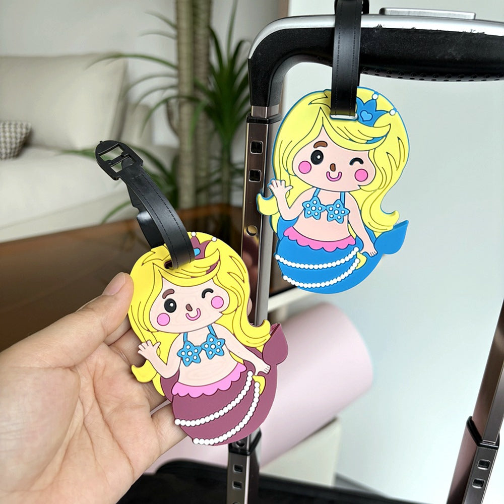 Mermaid-Themed Luggage Tag Kalsten