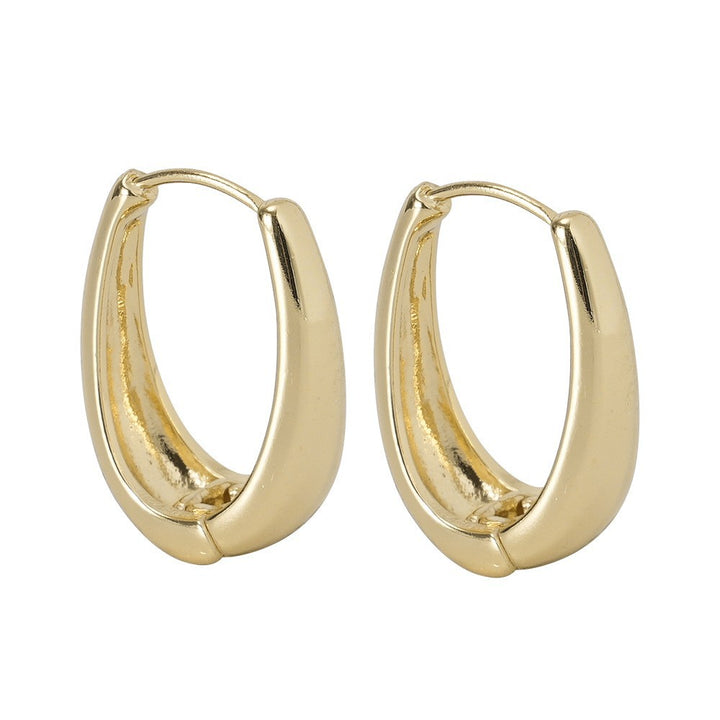 Sleek Curved Huggie Earrings Kalsten